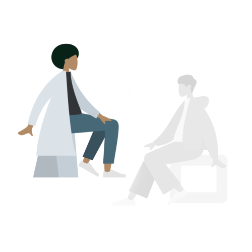 Läkarintyg tecknad sjuksköterska